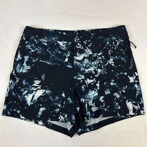 *NEW* VRST Lined 5” Swim Trunks Shorts Slim Fit Large Blue